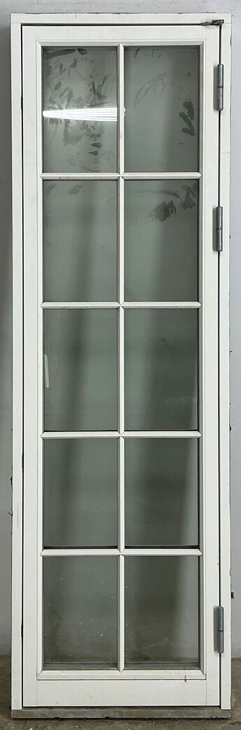 Smal terrassedør med karm