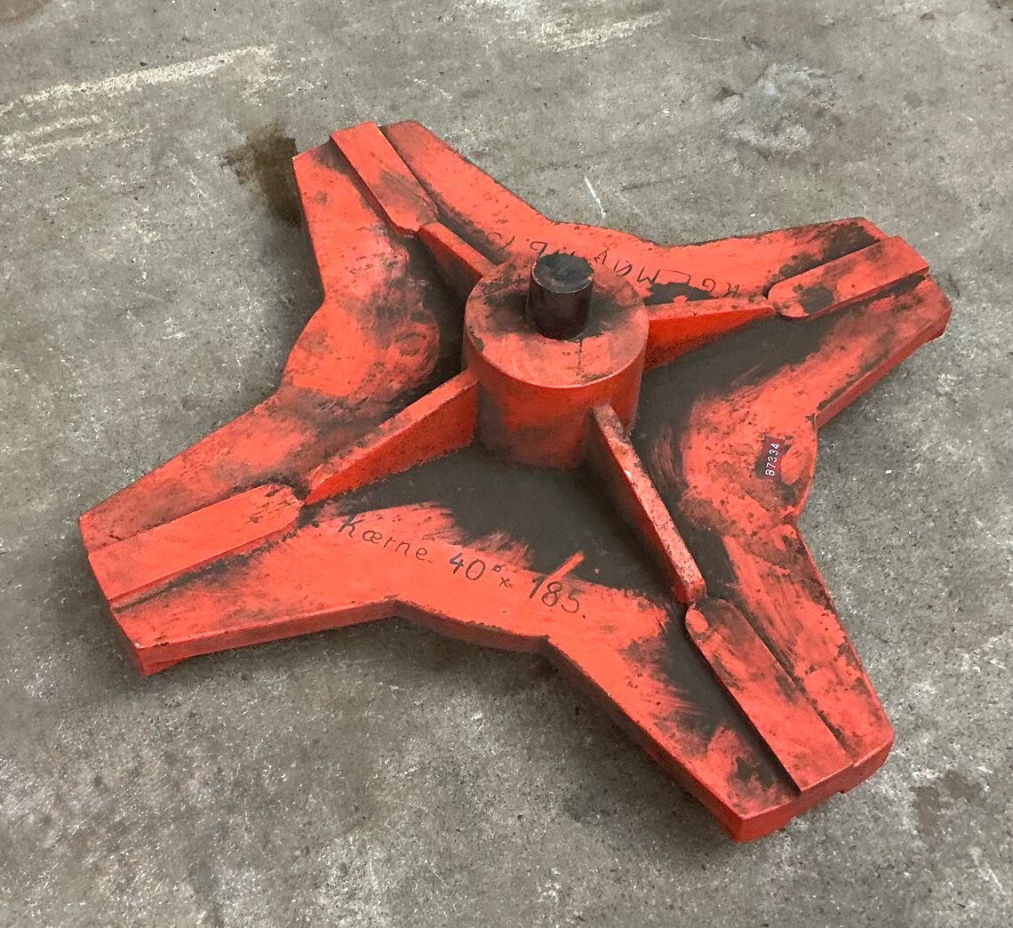 Støbeform fra Holbæk Jernstøberi