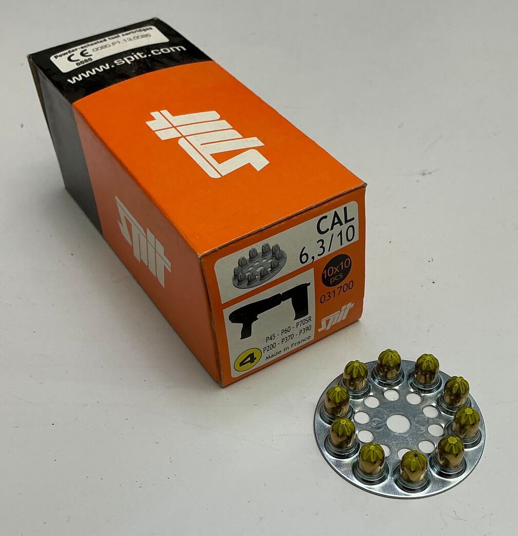 SPIT patron 6,3/10 - Gul - 10x10 stk.