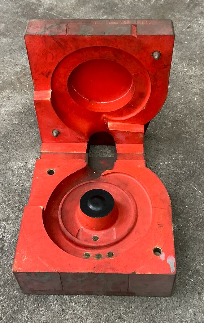 Støbeform fra Holbæk Jernstøberi