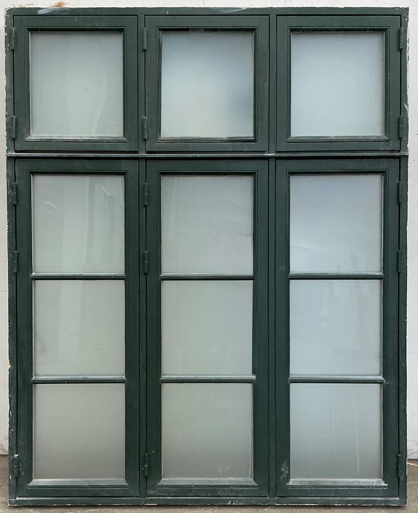 Grønt energivindue m/matteret glas