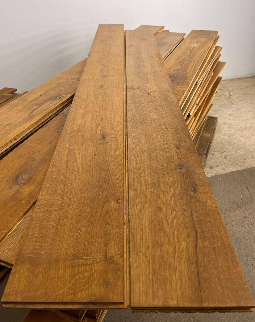 Egetræsgulv - 25 m2