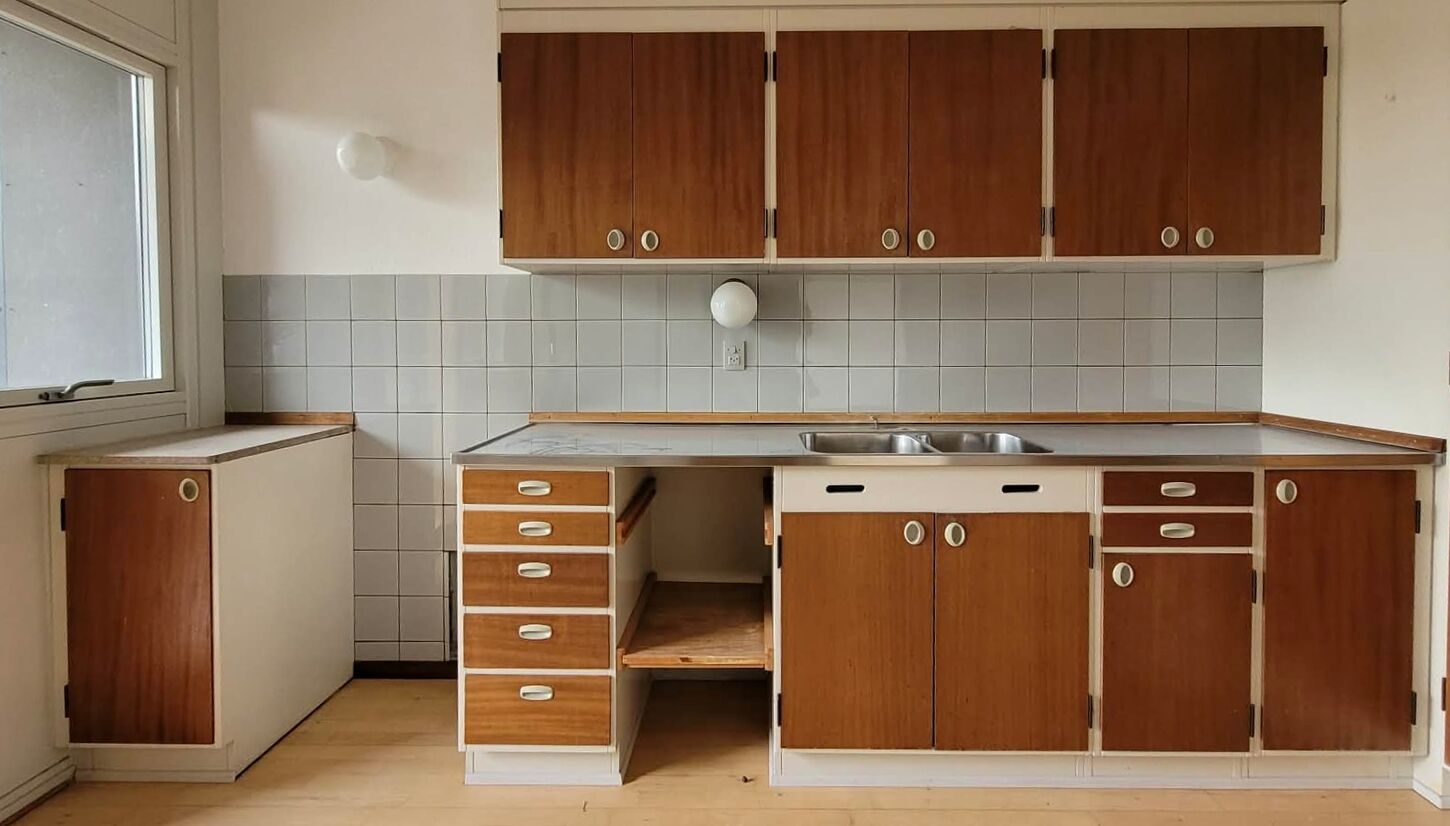 Originalt komplet 60'er køkken