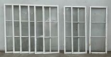 9 stk samlet - Forsatsvinduer med sprosser u/ramme