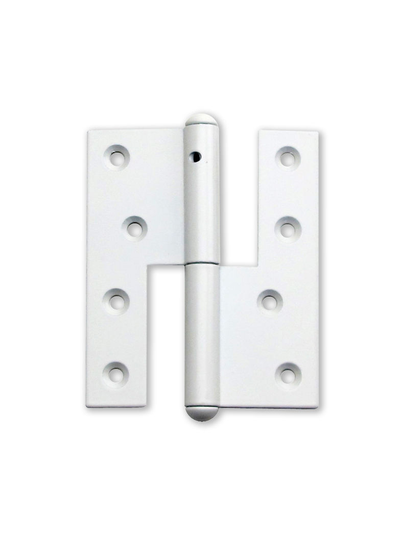 Dørhængsel venstrehængt 120 mm hvidt