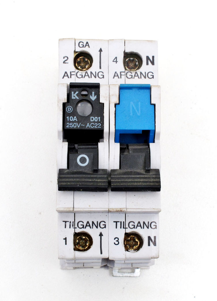 Gruppeafbryder 1P+0 10A