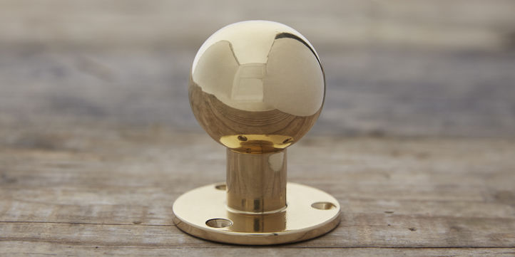 Messing knop lille Ø 40 mm Messing knop lille Ø 40 mm