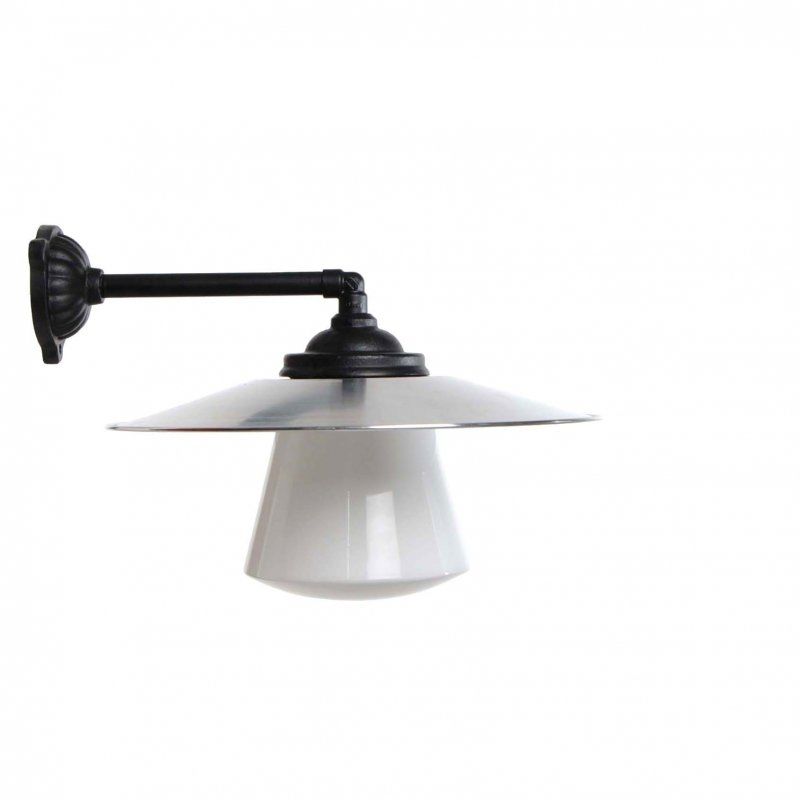 Stationlampe - ubehandlet aluminium (kort model)