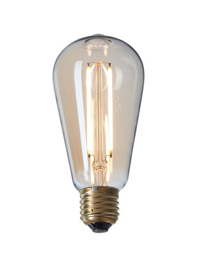 Pære - LED 2W Drop Deluxe Gyldent Glas Ø64