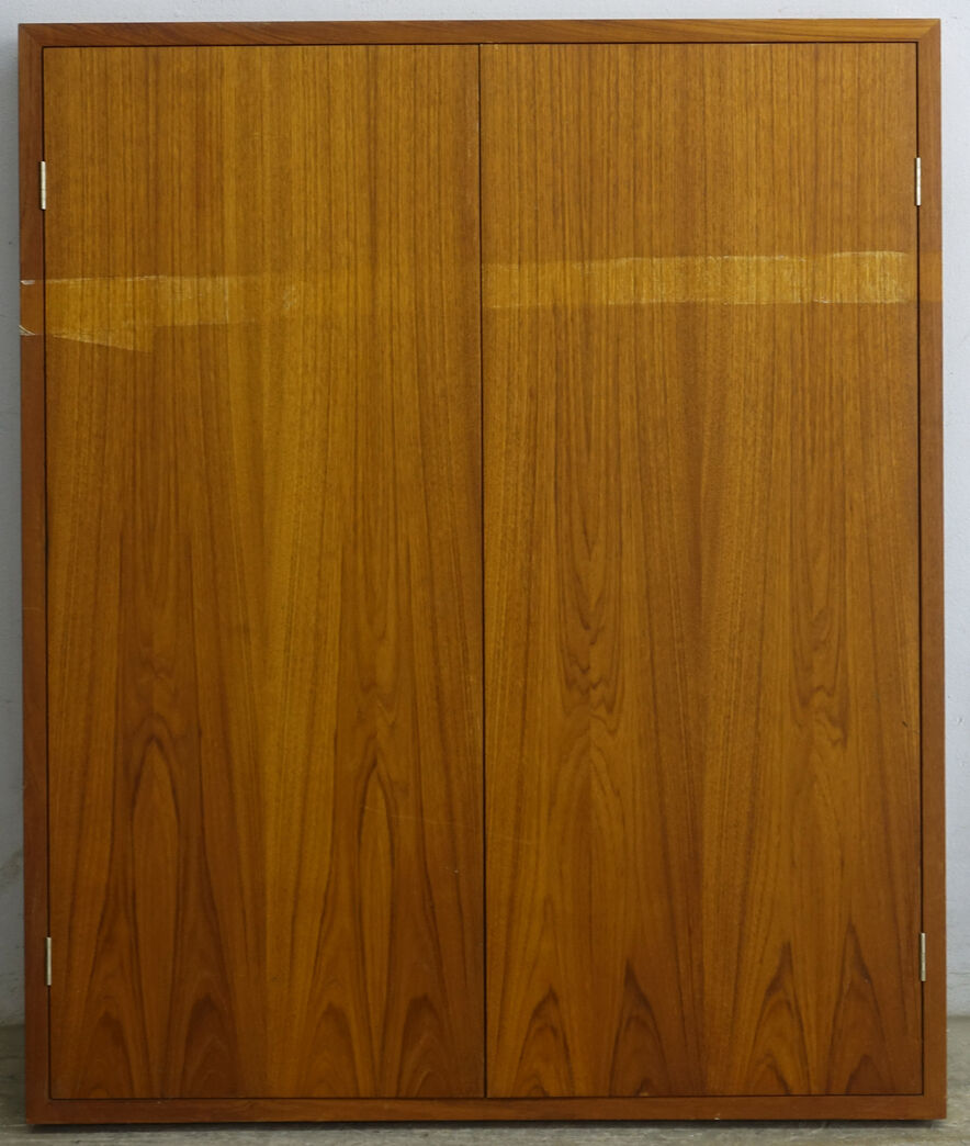 Dobbelt mahognilåge på forramme