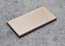 Brun klinke, 9,7x19,3x1,1 cm