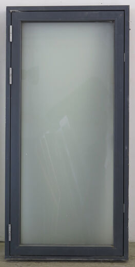Termovindue med matteret glas
