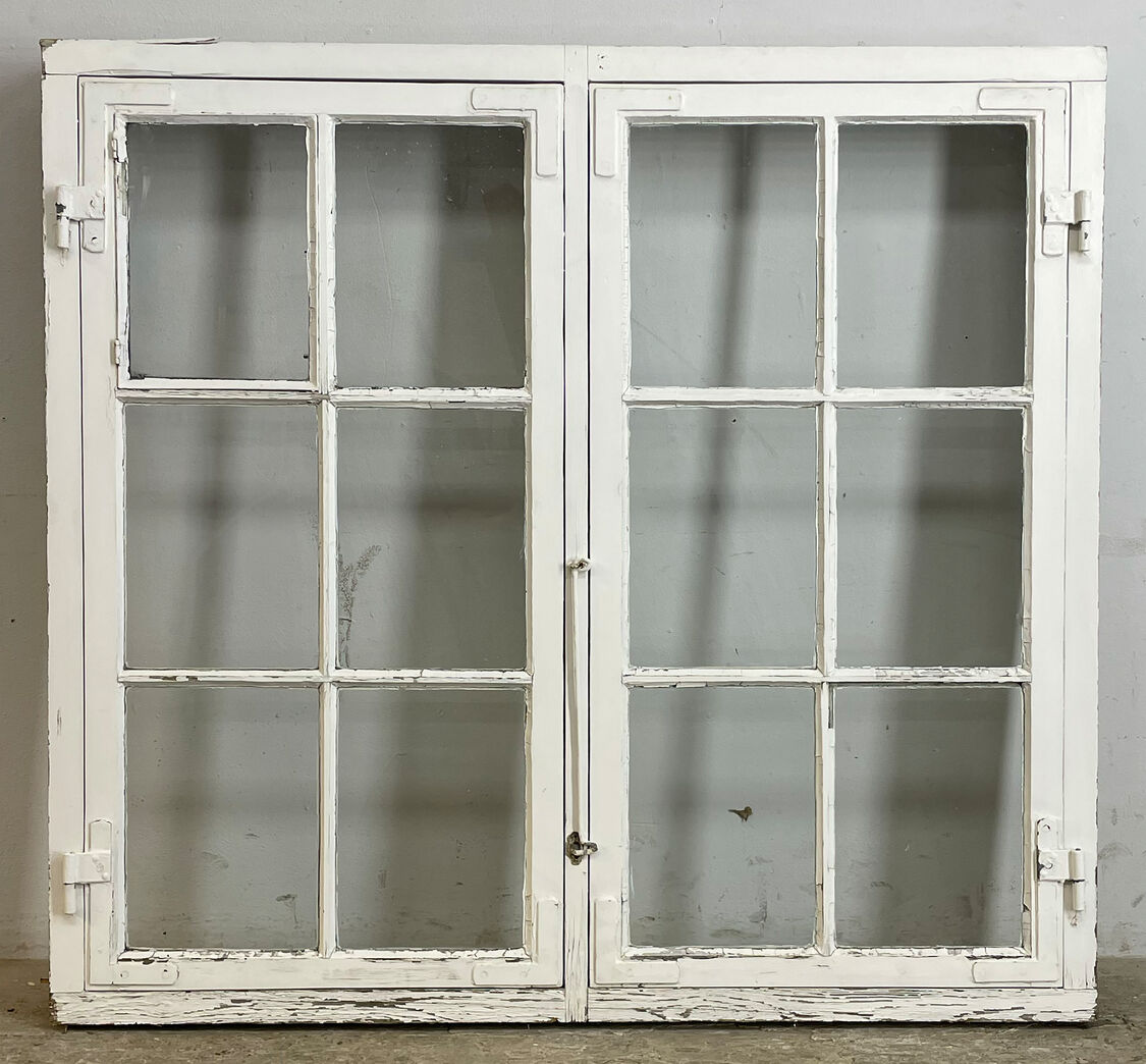 Sprossevindue m/lille oplukkeligt vindue.