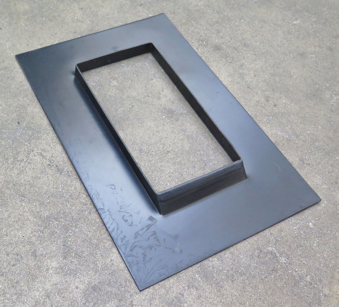 Overgangsstykke 455x295 mm.