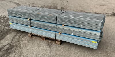 162 stk Triplan75 skinne med 4 mm polyethendug - 3 meter