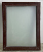 Termovindue med matteret glas