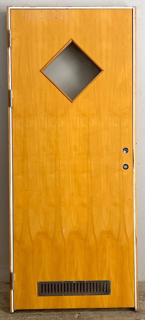 Indvendig dør med glas