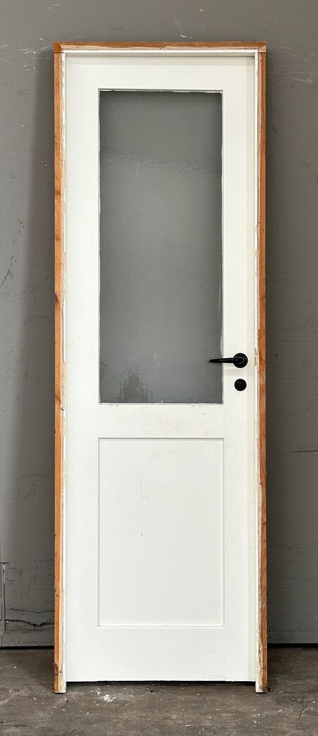 Badeværelsesdør med glas 68 cm Badeværelsesdør med glas 68 cm