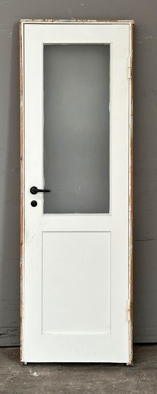 Badeværelsesdør med glas 68 cm