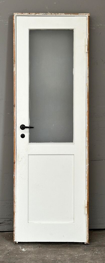 Badeværelsesdør med glas 68 cm