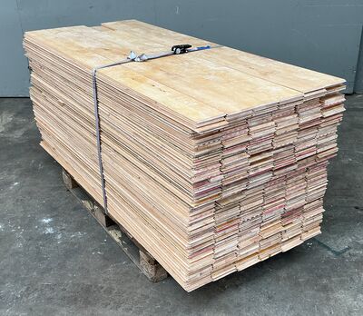 Brugt Junckers massivt 14 mm bøgeparket