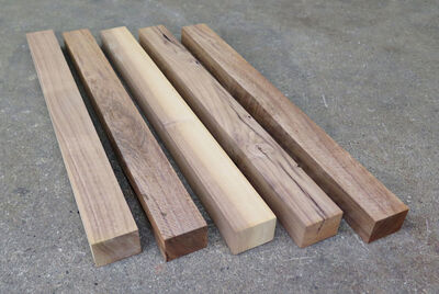 Valnødstræsstave ca 34x48x510mm