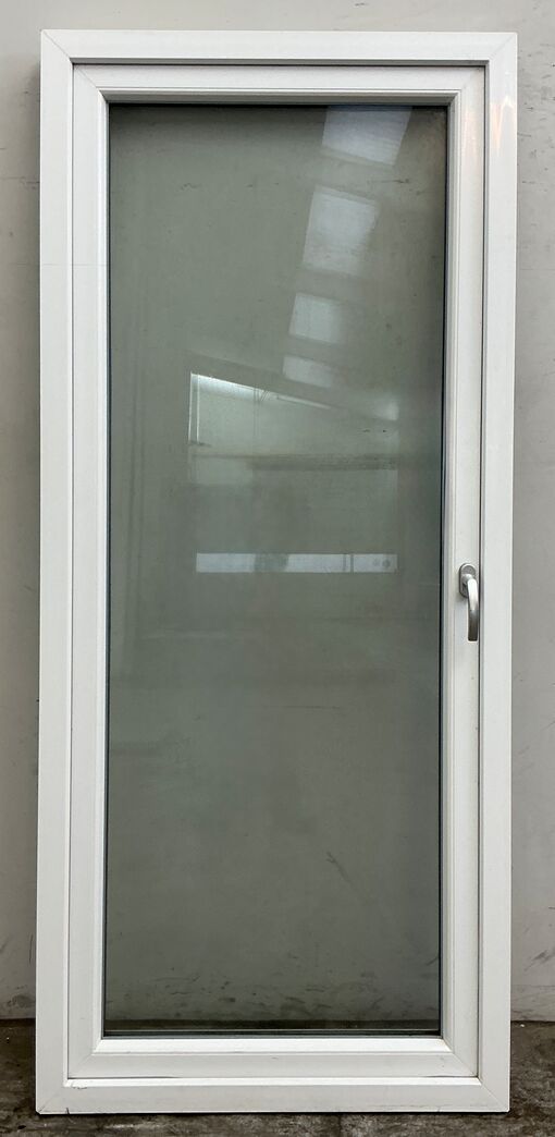 Terrassedør i plast med fuldt glasparti hh.