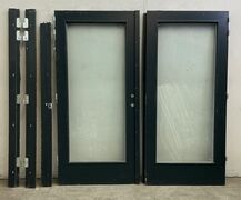 BD30 dobbelt branddør med glas og karm