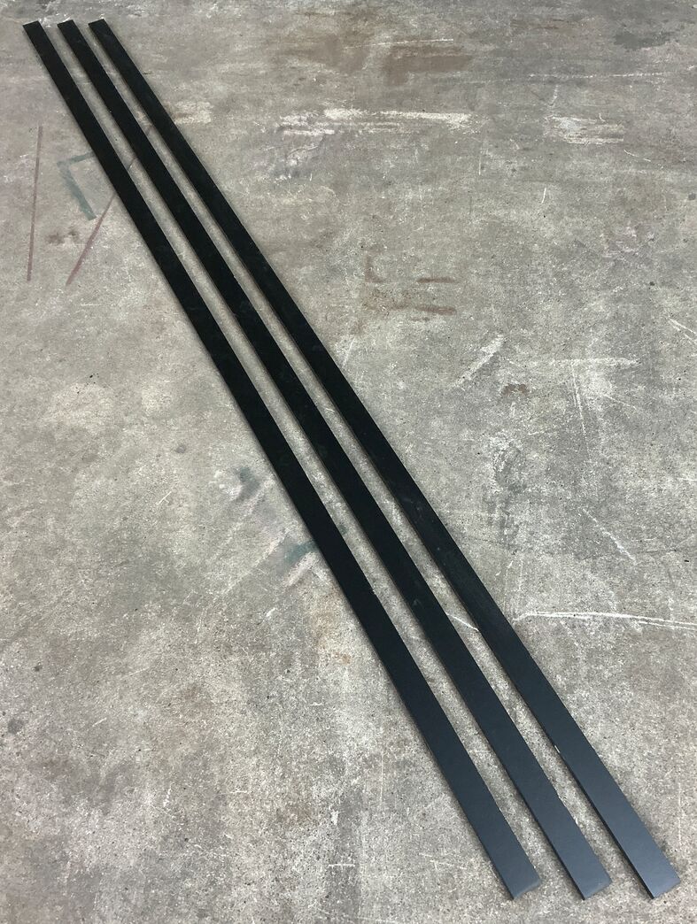 Malet skyggeliste  18 x 45 mm