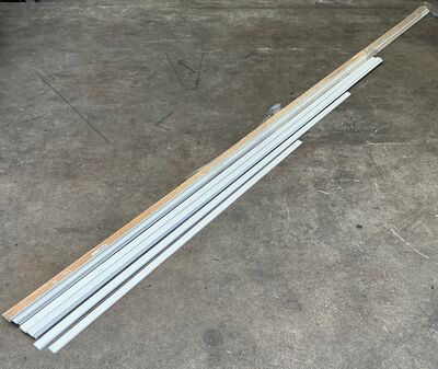 9x33 mm Væglister Fyr Hvid - ca. 60m