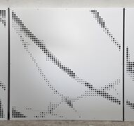 Aluminiumsplade med hulmønster 1200x1195 mm