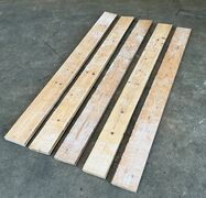 Gulvbræt i fyrretræ 13,5 cm - længe 165 cm