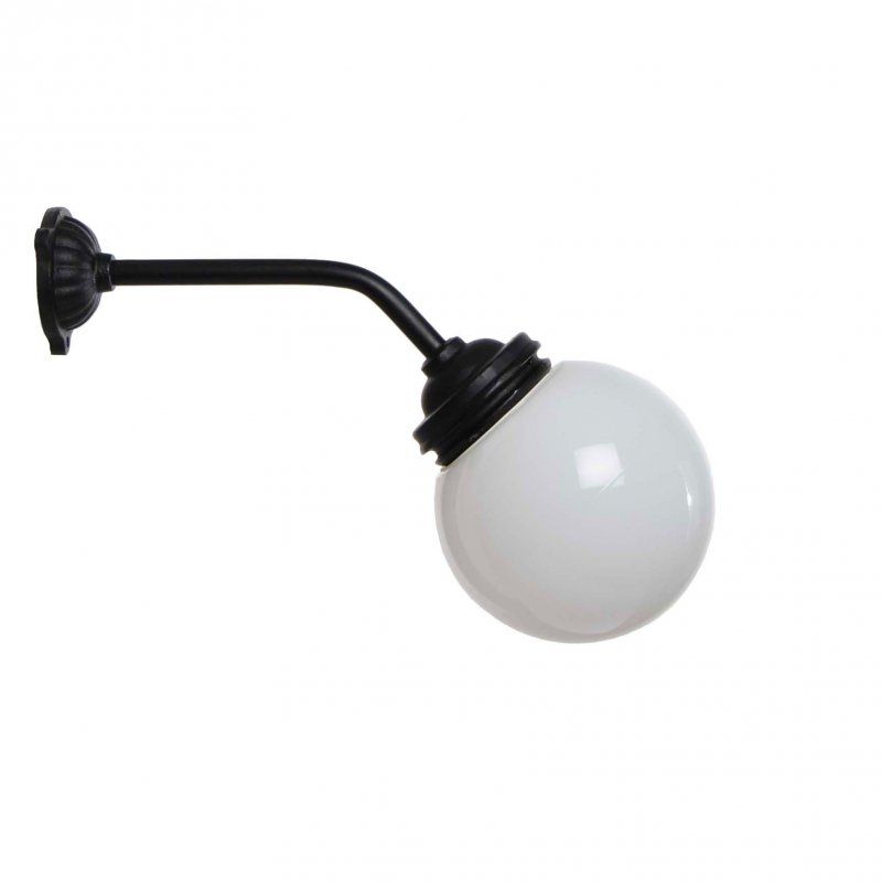 Gårdlygte med kuppel (45 grader lysvinkel)