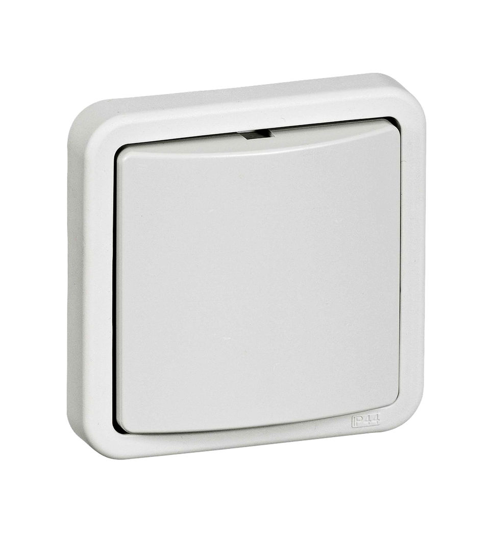 LK OPUS 74 Blænddæksel IP44 lysegrå - NY!!