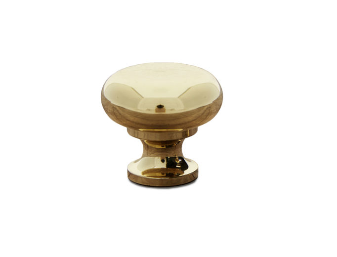 25 mm - Møbelknop poleret messing