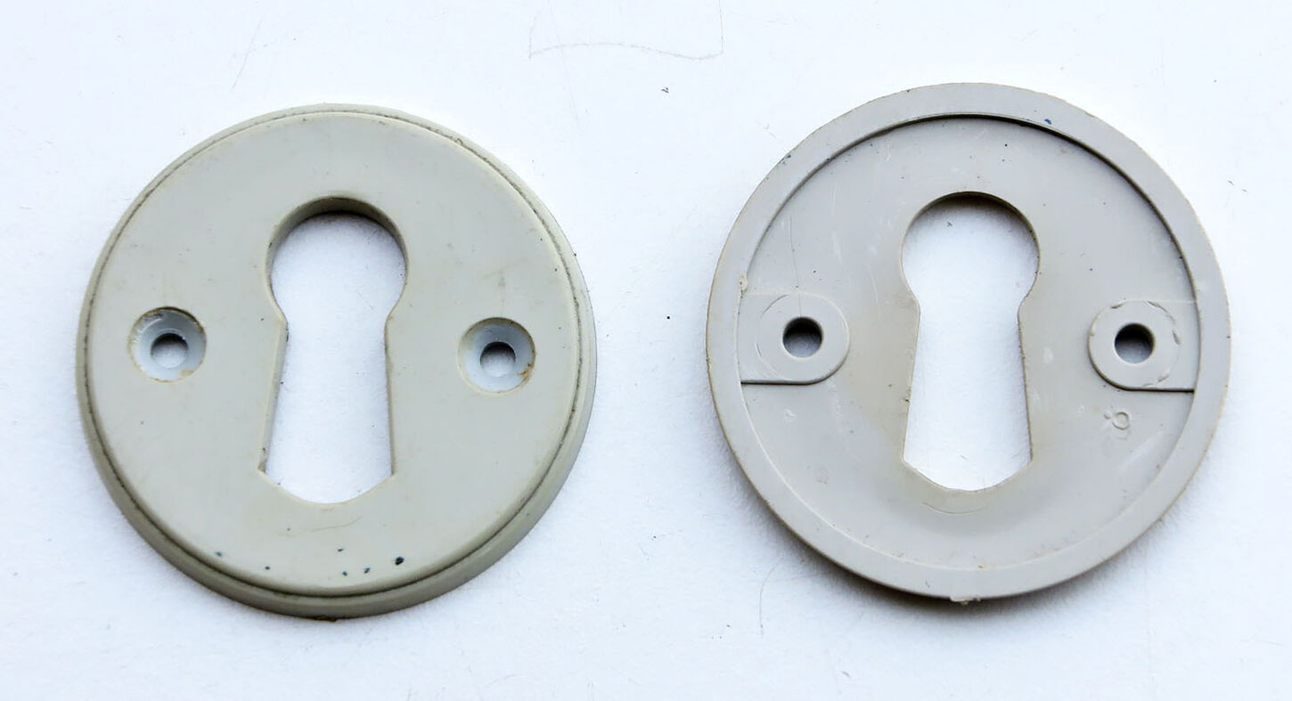 Nøgleskilte - lys grå