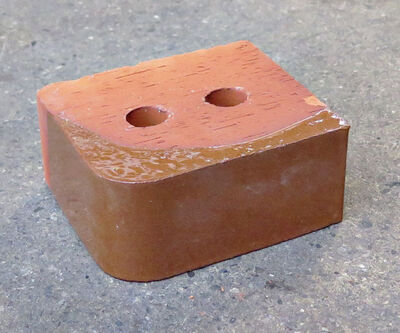 Glaserede mursten hjørnesten