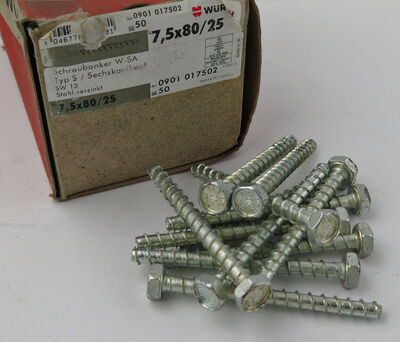 Betonskrue 7,5x80 mm