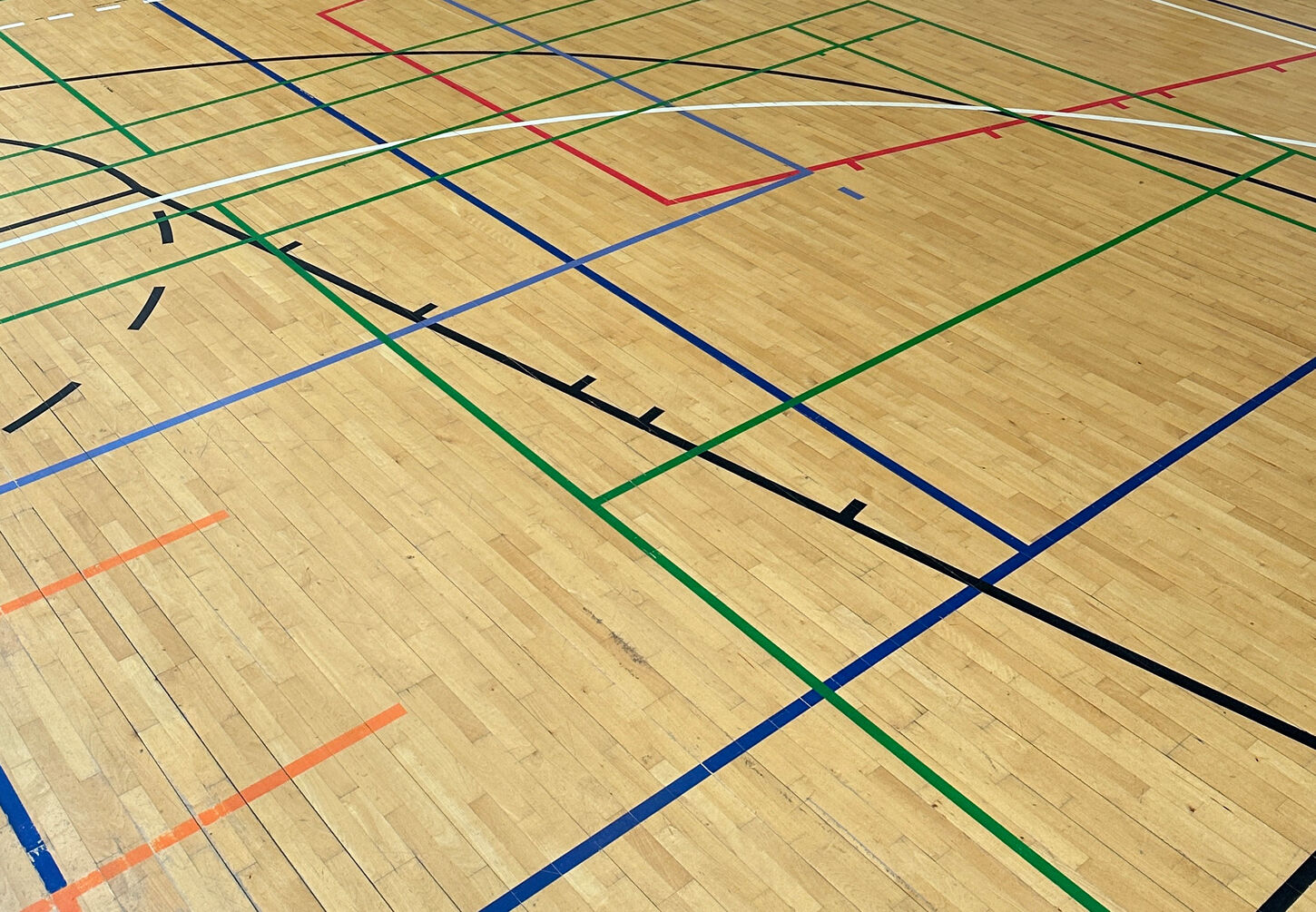 Bøgeparket fra sportshal