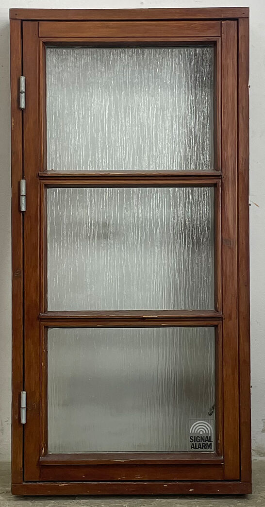 Termovindue med sprosser og matteret glas