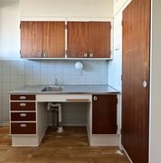 Komplet 60'er køkken med højskab