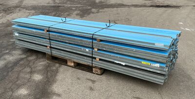 220 stk Triplan skinne med 4 mm polyethendug - 3 meter