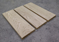 Egetræs terrassebrædder - 21x145x445mm