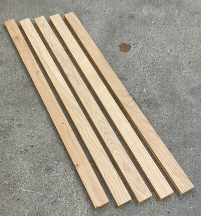 Egetræsstave 22x45x890mm Egetræsstave 22x45x890mm