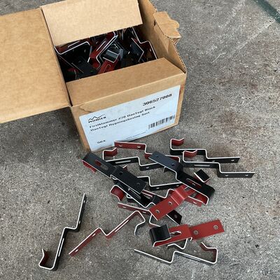 Monier Dantegl rygningsbeslag sort 50 stk