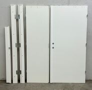 Trehøje dobbelt branddør BD30 M16 med karm