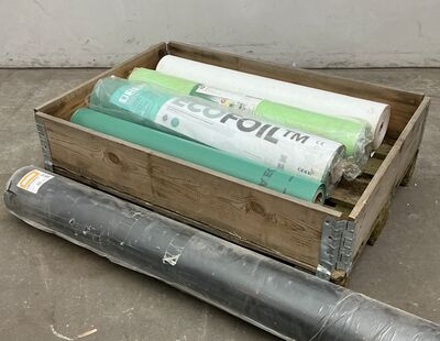 Samlet parti af folier og vindspærre