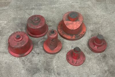 6 stk Støbeform fra Holbæk Jernstøberi