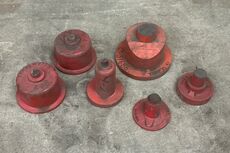 6 stk Støbeform fra Holbæk Jernstøberi