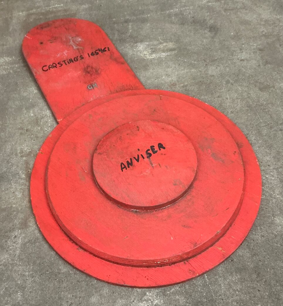 Støbeform fra Holbæk Jernstøberi